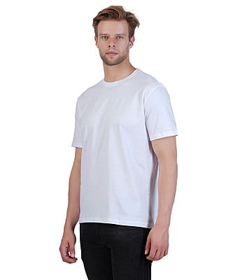 Men Oversized Fit T Shirt - White