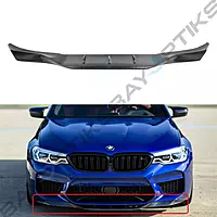 Carbon Fiber Center Chin Lip Spoiler – For BMW F90 M5 (2018–2020, Pre-LCI)