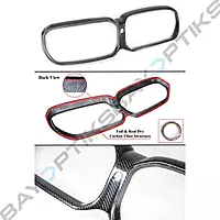 Real Carbon Fiber Grille Insert Trim Covers for BMW F90 M5 (2021–2023 Facelift)