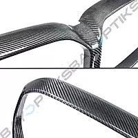 Real Carbon Fiber Grille Insert Trim Covers for BMW F90 M5 (2021–2023 Facelift)