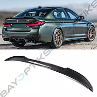 M5 CS Style High-Kick Carbon Fiber Trunk Spoiler for BMW G30 5 Series & F90 M5 (2017–2023)