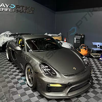 Matrix Style LED Headlights for Porsche 981 Boxster, Cayman & GT4 (2013–2016)
