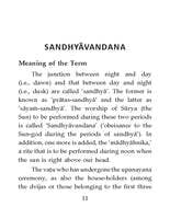 Upanayana - Sandhyavandana and Gayatrimantrajapa Upanayana - Sandhyavandana and Gayatrimantrajapa