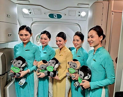 Vượn Má Trắng ( Vietnam Airlines)