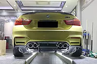 BMW M3 F80 / M4 F82 VA Style Carbon Fiber Rear Diffuser & Lip Kit (2014–2020)