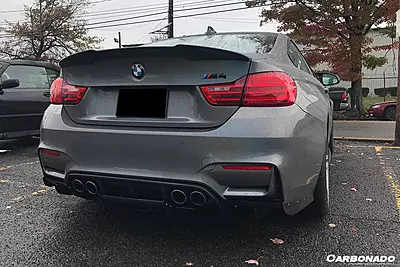 BMW M3 F80 & M4 F82 VA Style Carbon Fiber Rear Lip | 2014–2020 BMW M3 F80 & M4 F82 VA Style Carbon Fiber Rear Lip | 2014–2020
