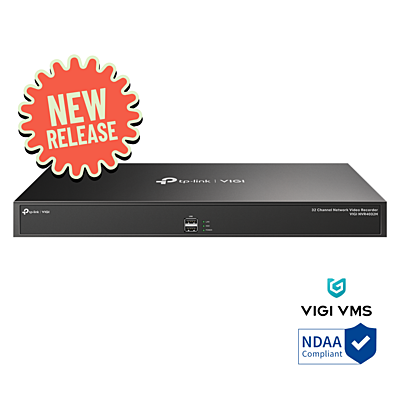 TP-Link VIGI 32 Channel Network Video Recorder, 4 SATA