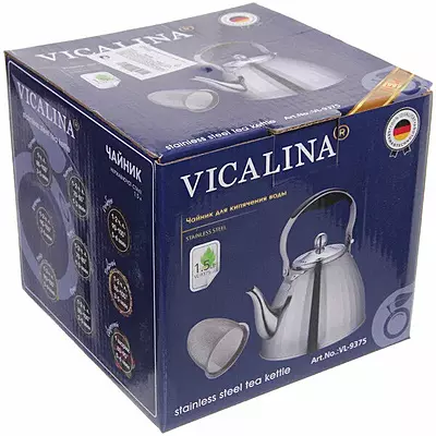 ابريق شاي ستانليس ستيل VICALINA ابريق شاي ستانليس ستيل VICALINA