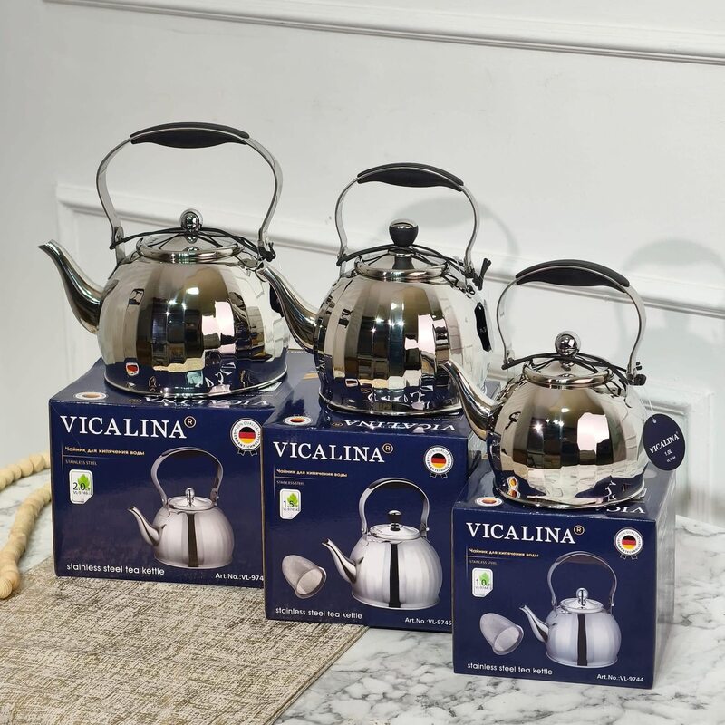 ابريق شاي ستانليس ستيل ب VICALINA ابريق شاي ستانليس ستيل ب VICALINA