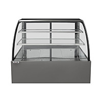 Vitrina pastelera curva 1500 mm frente