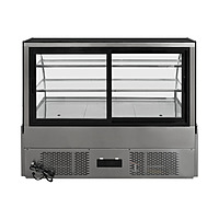 Vitrina pastelera curva 1500 mm frente
