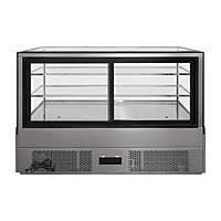 Vitrina pastelera plana 1800 mm frente