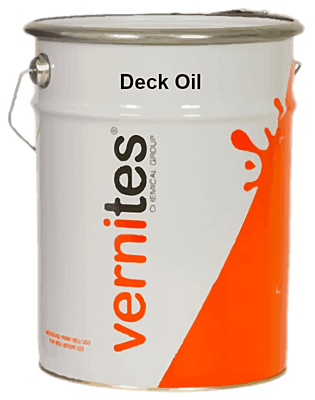 External Waterborne Wood Treatment Matt Deck Oil - Vernites WEI970 - OLIO 97 - Pigmented