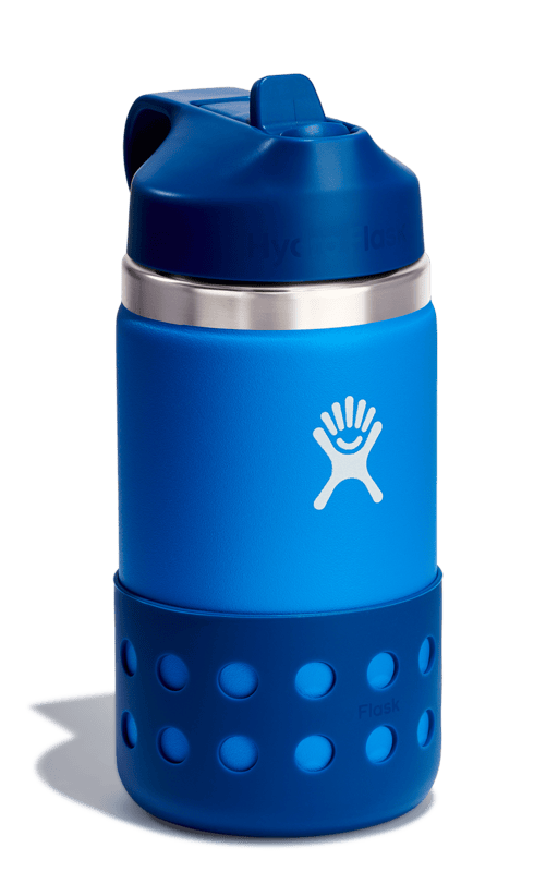 W12BSWBB445 | 12 OZ KIDS WIDE MOUTH STRAW LID AND BOOT LAKE -  |  |  |  |  | HYDROFLASK