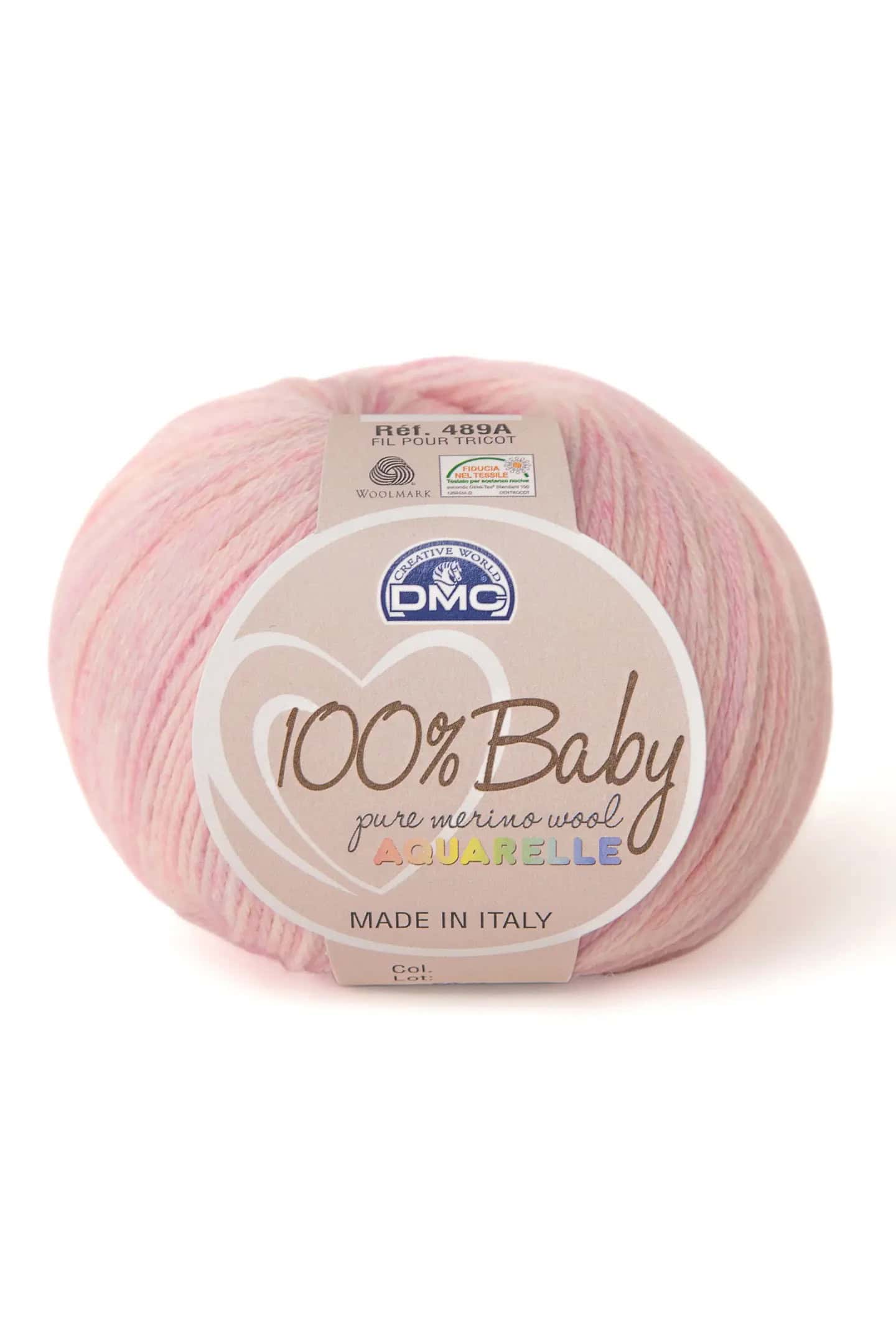 Lana Baby DMC Aquarelle-1340 Rosa Sfumato
