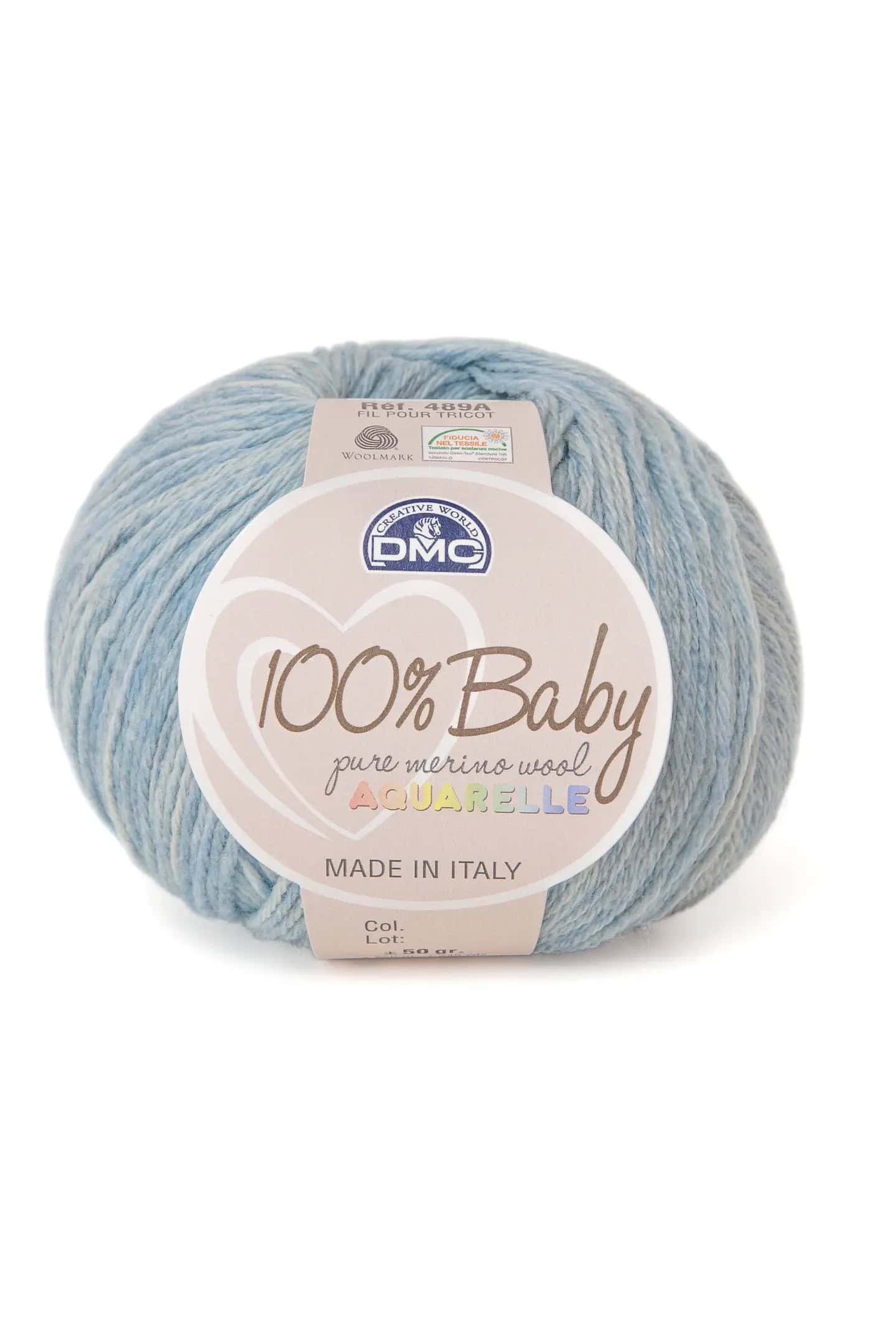 Lana Baby DMC Aquarelle-1380 Avion Sfumato