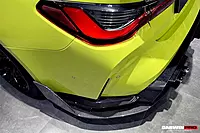 2021–2025 BMW M4 G82 / G83 BKSS Style Carbon Fiber Rear Diffuser with LED Light & Exhaust Tips