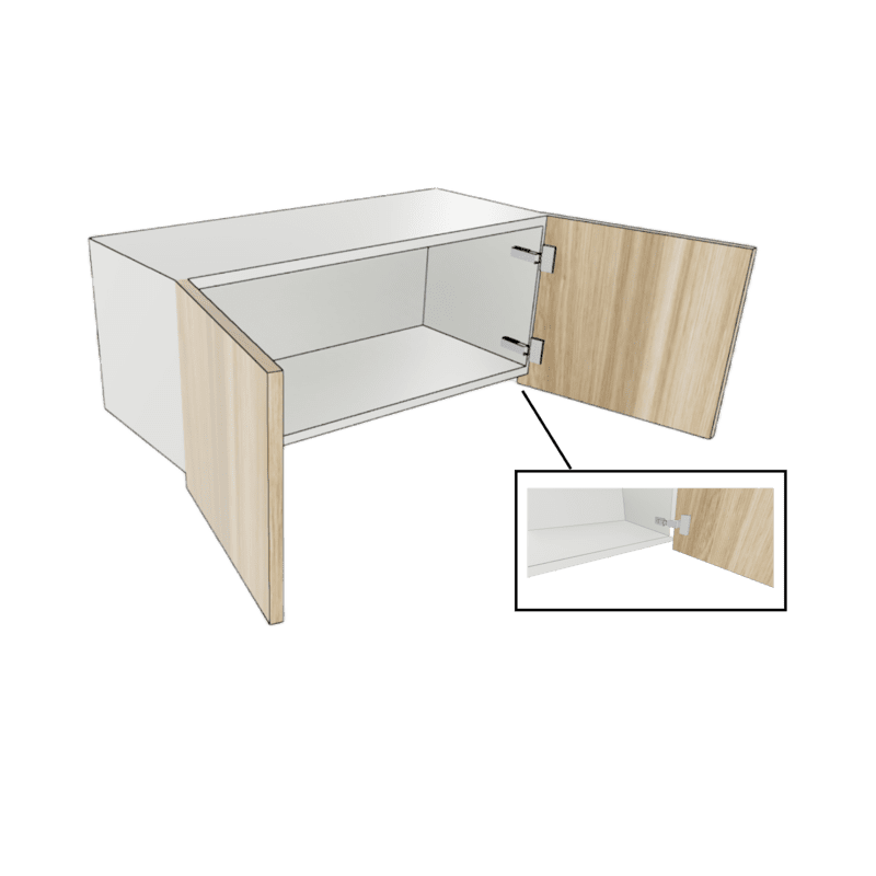 BRIDGE WALL CABINET 2 DOOR PULL OUT