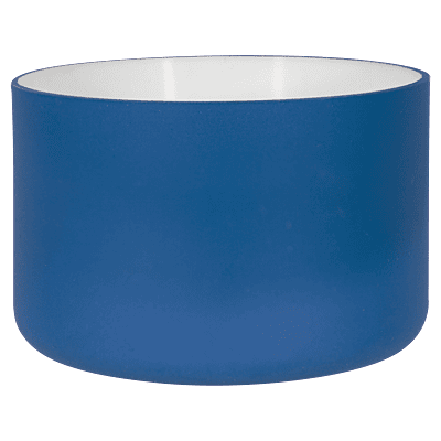 Blue/White Silicone Water Bottle Boot for 12 and 20 oz. Water Bottles