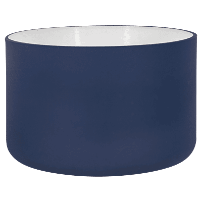 Navy Blue/White Silicone Water Bottle Boot for 12 and 20 oz. Water Bottles