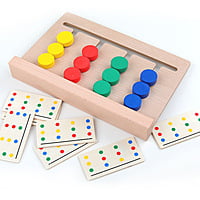 Wooden Intelligence Colour Game For Children