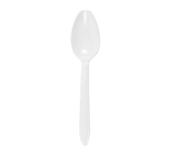 WOW CUCHARA MEDIANA PLASTICO BLANCO 25 PZAS