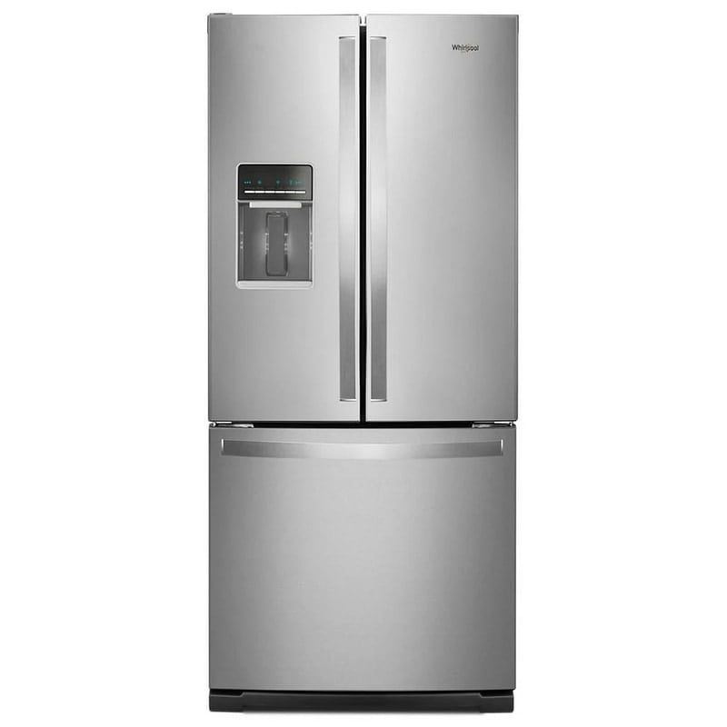 Whirlpool 30" Stainless French Door Refrigerator With Water And Ice