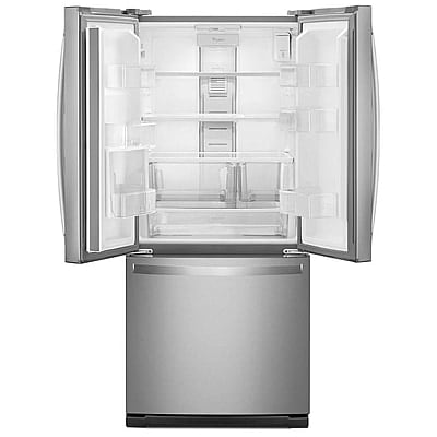 Whirlpool 30" Stainless French Door Refrigerator With Water And Ice