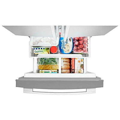Whirlpool 30" Stainless French Door Refrigerator With Water And Ice