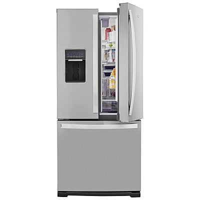 Whirlpool 30" Stainless French Door Refrigerator With Water And Ice
