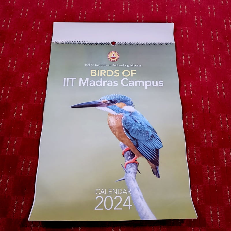 Wall Calendar 2024 - Birds of IIT Madras Campus