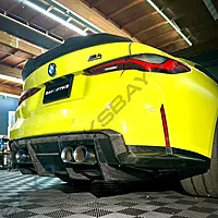 7-Piece Carbon Fiber Race Rear Diffuser Kit – Fits BMW G80 M3 / G82 M4 (2021+)