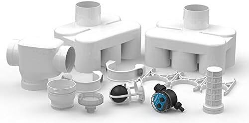 Rain Harvesting First Flush Diverter | Wall/Post Mount | 3"-4" Filter Rain Harvesting First Flush Diverter | Wall/Post Mount | 3"-4" Filter
