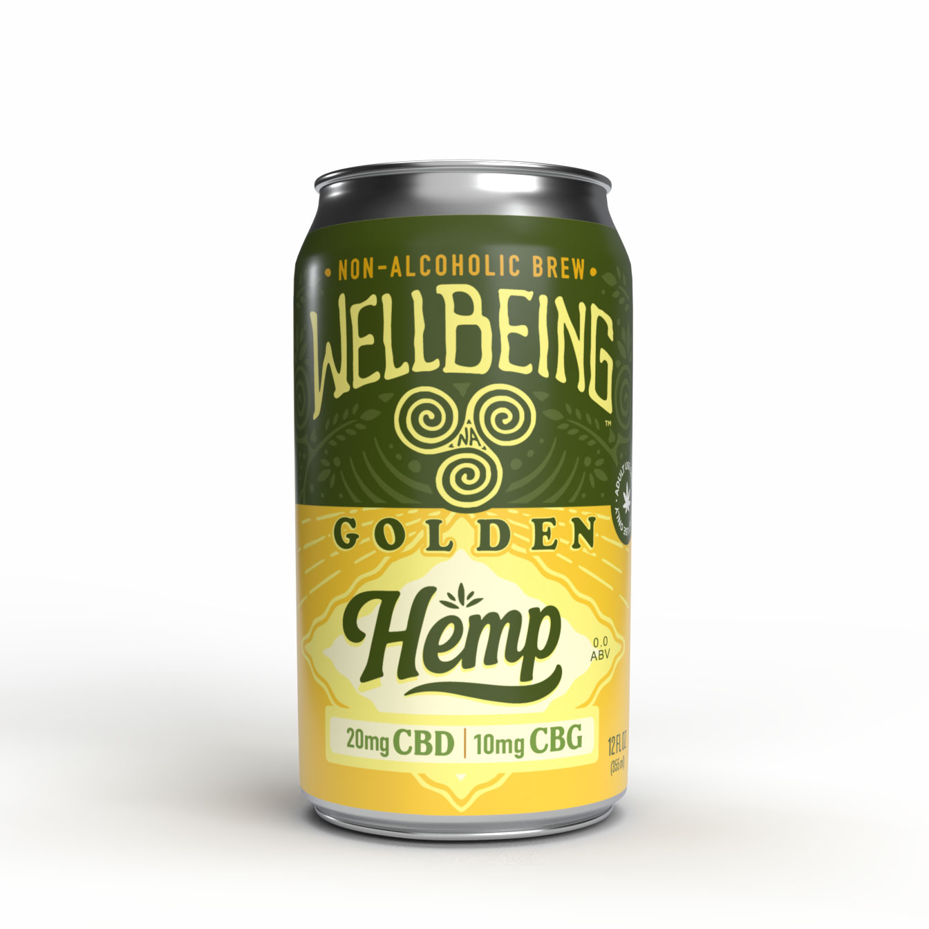 PRE-ORDER | Golden Hemp 20mg CBD 10mg CBG | 1 Case of 24