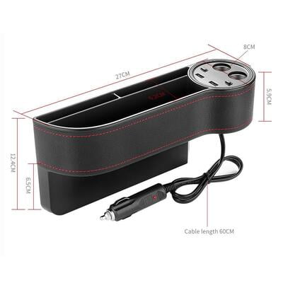 Seat Space Organizer With USB