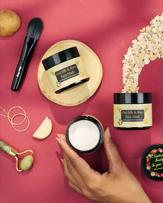 Oat Silk & Rice Face Mask Oat Silk & Rice Face Mask