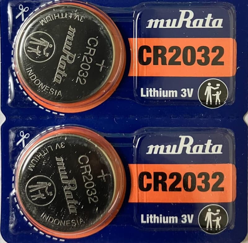 muRata CR2032 coin cell battery (Pack of 2) muRata CR2032 coin cell battery (Pack of 2)