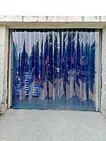 Buzz Lite PVC Strip Curtain installed in a warehouse Buzz Lite PVC Strip Curtain installed in a warehouse