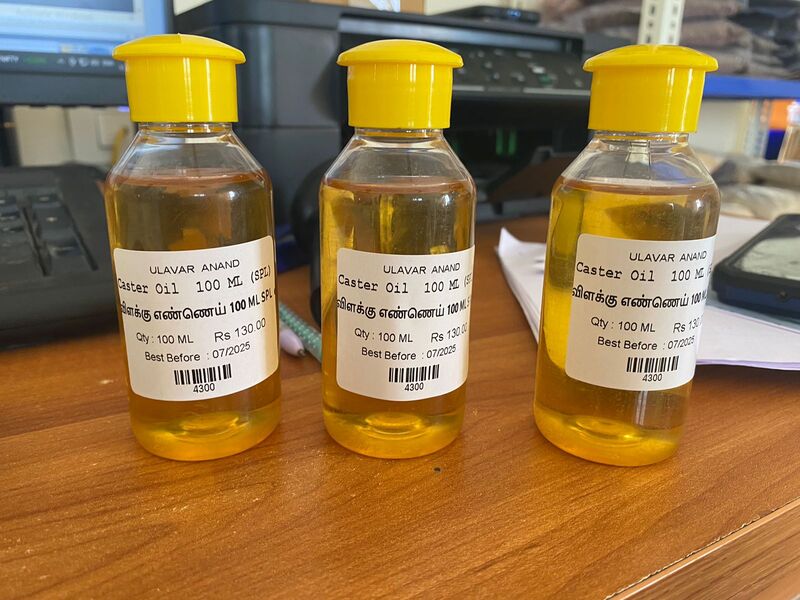 Caster Oil 100 ML (SPL) | விளக்கு எண்ணெய் 100 ML SPL