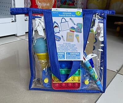 Summer Travel Game Set - Blue
