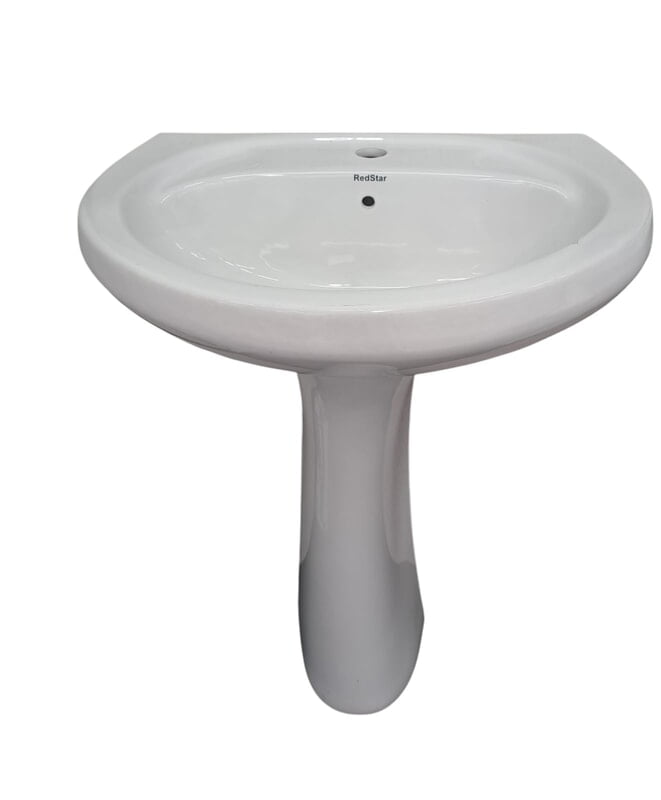 Mzanzi basin and pedestal white
