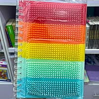 A5 Silicone Spiral Notebook Assortment