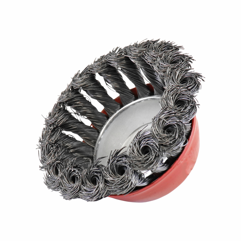 Wire cup brush