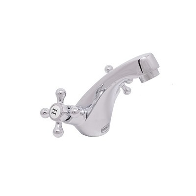 Cross handle basin mixer