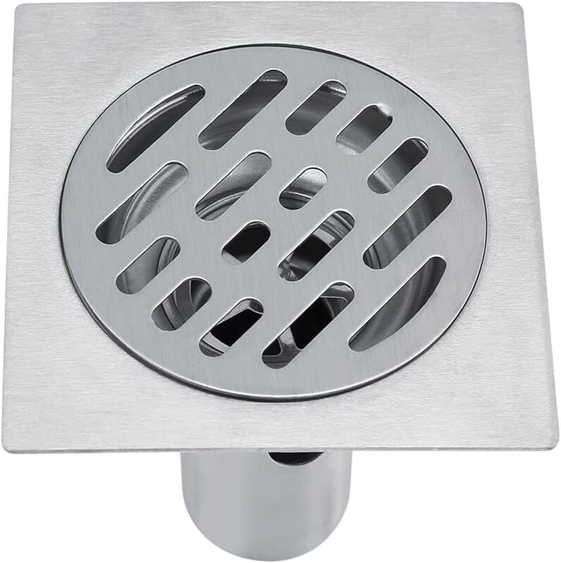 Round linear shower drain
