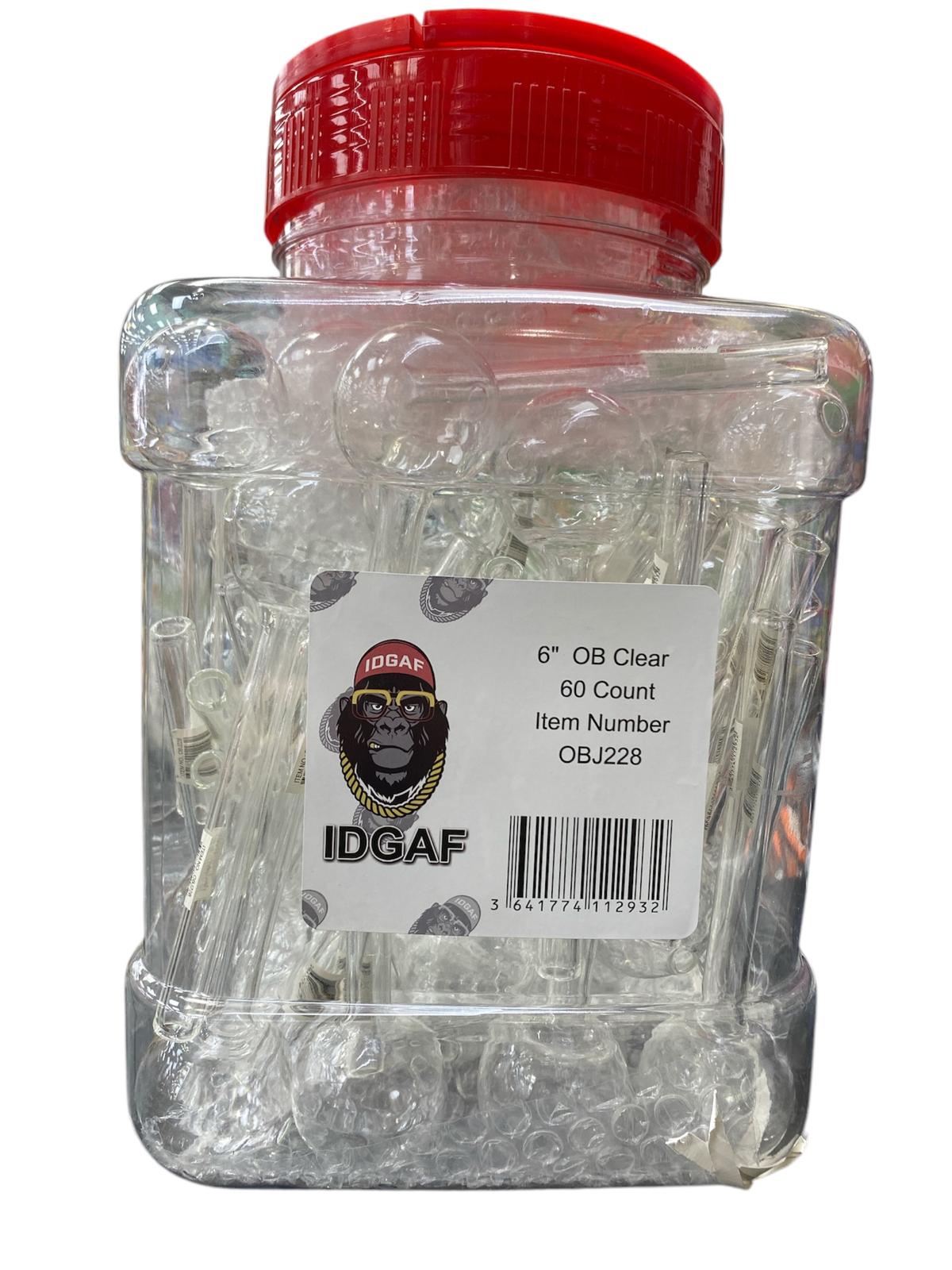OBJ228 6" OB CLEAR 60CT