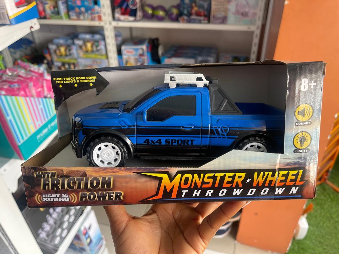 Monster Wheel Throwdown with Friction Power Truck