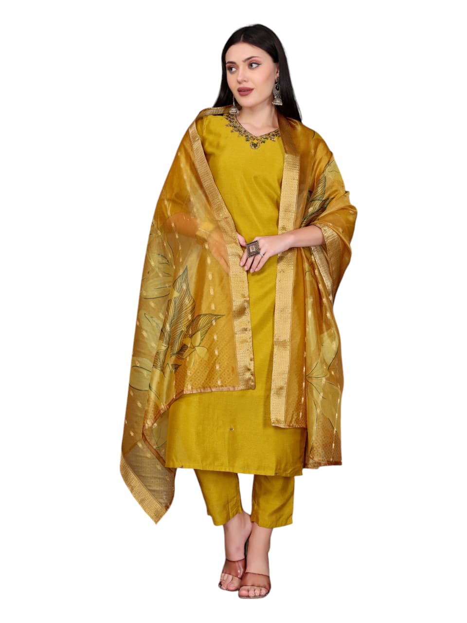 Sohani Olive Kurta Set