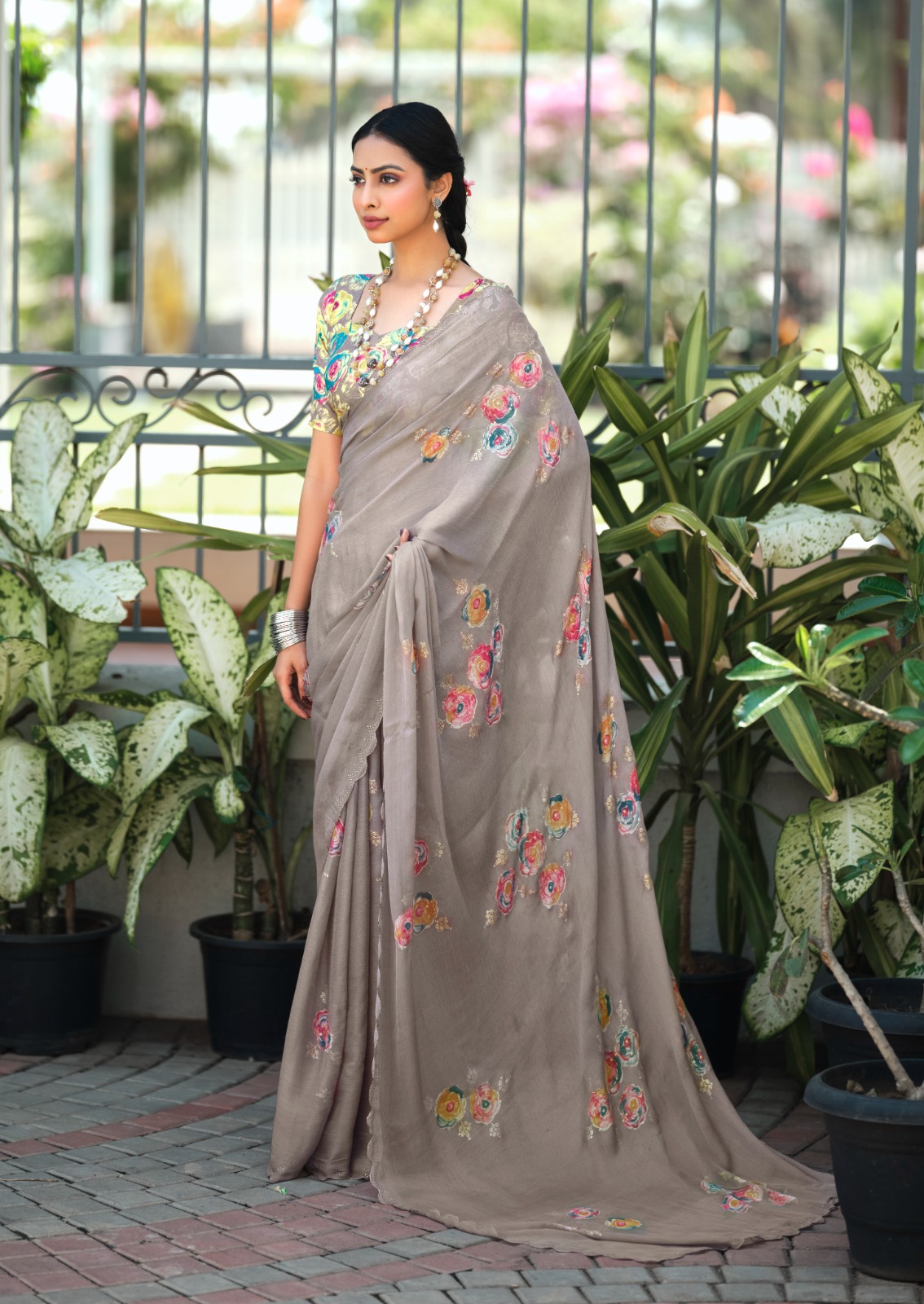 Fancy Saree Green