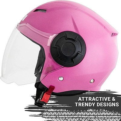 STEELBIRD SBH-31 DRX DASHING PINK C/V (L)